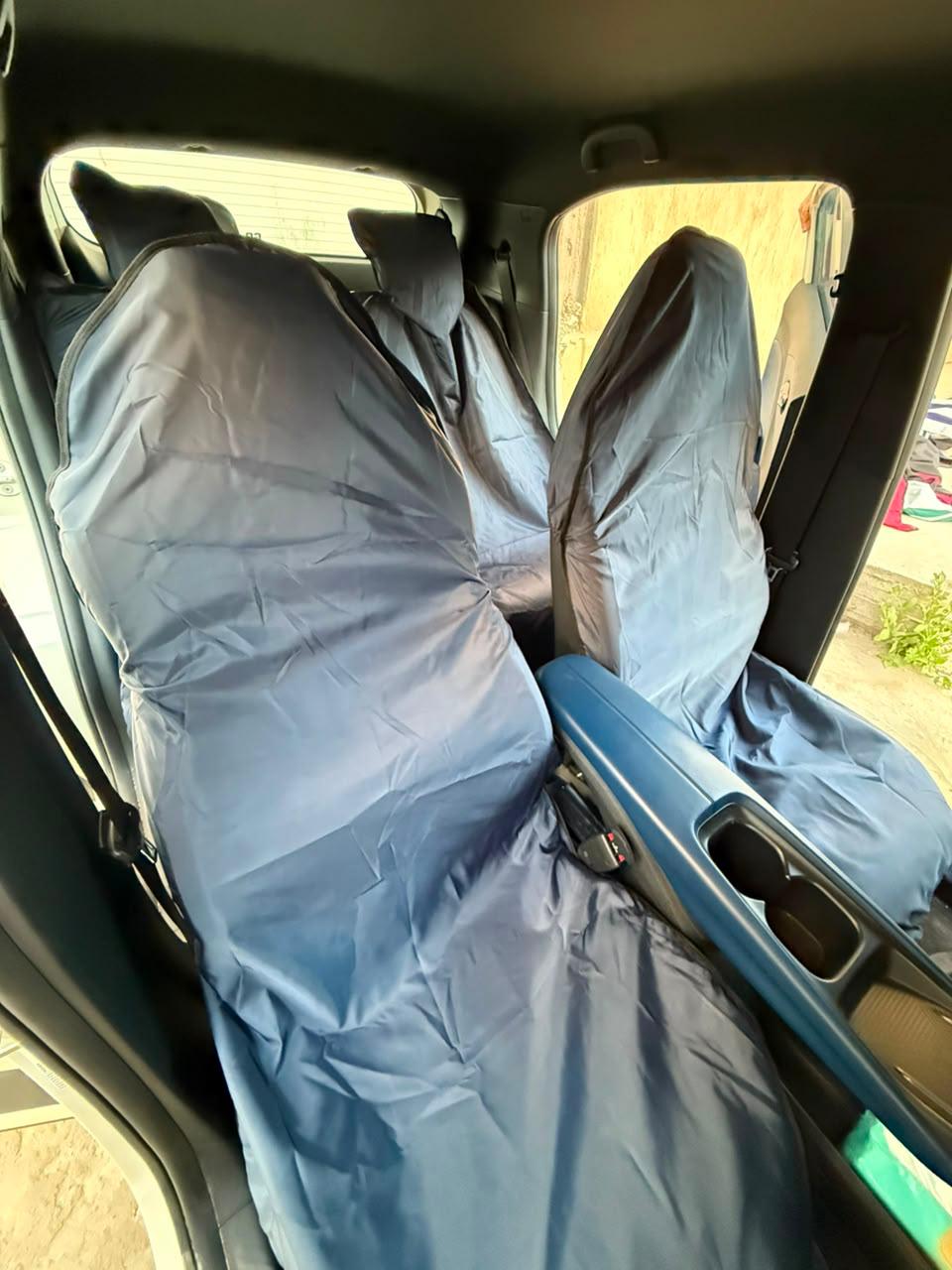 Navy Waterproof Car Seat Cover